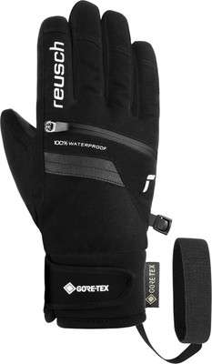 Перчатки лыжные Reusch Travis Gore-Tex Junior / 6261302-7702 (р-р 5.5, black/silver) -