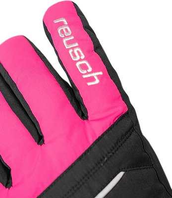 Перчатки лыжные Reusch Alan Junior / 6461115-7720 (р.6.5, Black/Pink Glo)