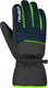 Перчатки лыжные Reusch Alan Junior / 6461115-7712 (р.5, Black/Dress Blue/Neon Green) - 