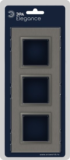 Рамка для выключателя ЭРА Elegance 14-5203-16 / Б0065844 (титан)