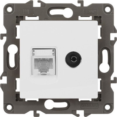 Розетка ЭРА Elegance 14-3110-01М / Б0065767 (белый матовый) - 
