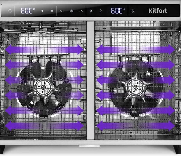 Сушильный шкаф для овощей и фруктов Kitfort КТ-4936