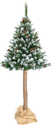 

Сосна искусственная, С белыми кончиками и шишками на штамбе