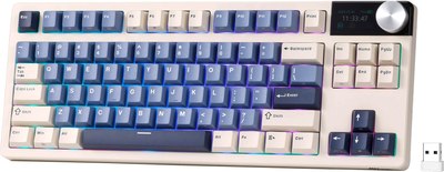 Клавиатура Royal Kludge RK S85 (Horizon Blue, Cloud Switch) - 
