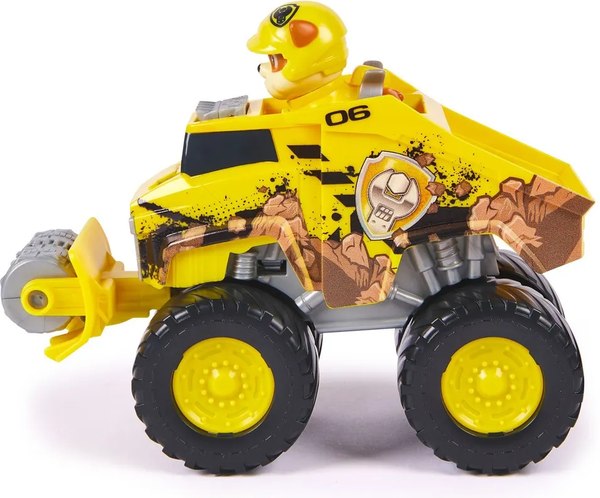 Бульдозер игрушечный PAW Patrol Rescue Wheels с фигуркой Крепыш / 63576