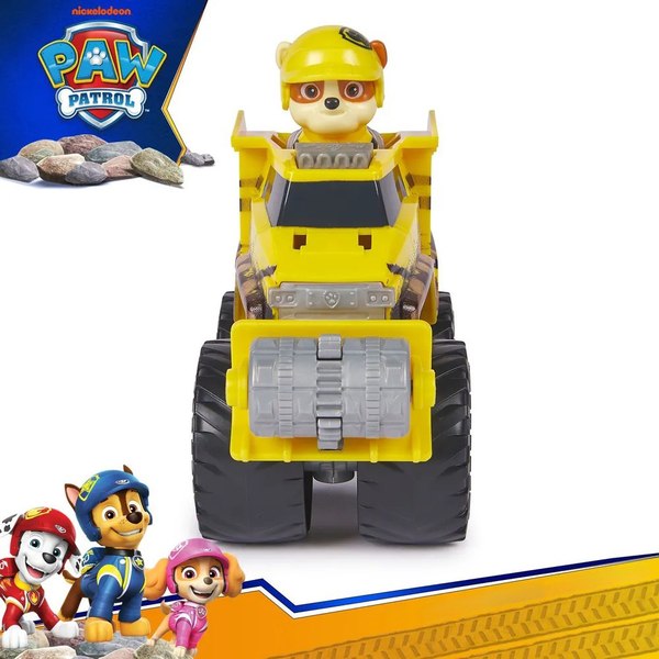 Бульдозер игрушечный PAW Patrol Rescue Wheels с фигуркой Крепыш / 63576