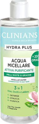 

Мицеллярная вода, Hydra Plus Зеленый чай и магнолия