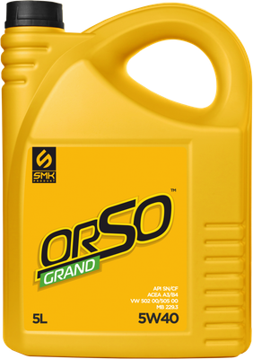 

Моторное масло, Orso Grand 540 5W40 SN/CF / SMK-540ORGR005