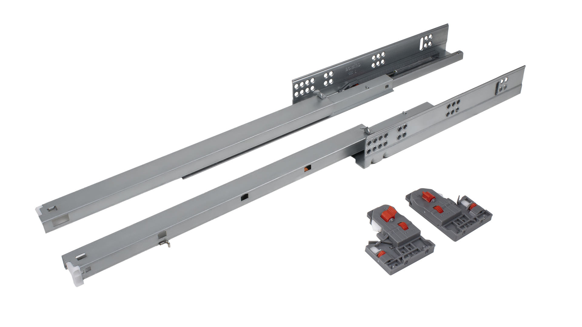 Комплект направляющих мебельных Boyard 2D B-slide DB8781Zn/400