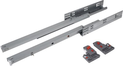 

Комплект направляющих мебельных, 2D B-slide DB8781Zn/450