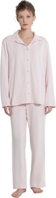 Пижама Mark Formelle 592462 (р.164/170-100-106, белая полоска на нежно-розовом) - 