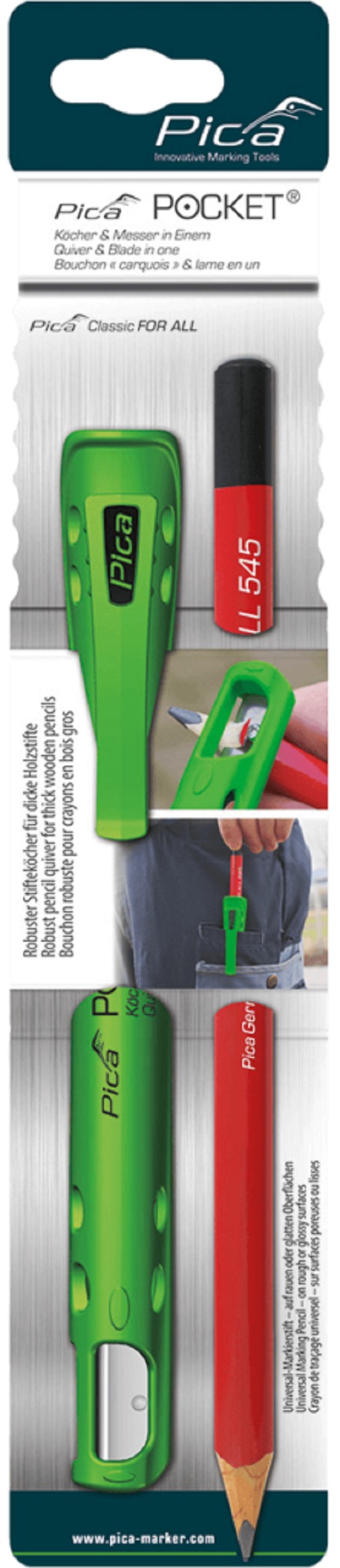 Карандаш строительный Pica Classic For All Quiver & Blade 505/04