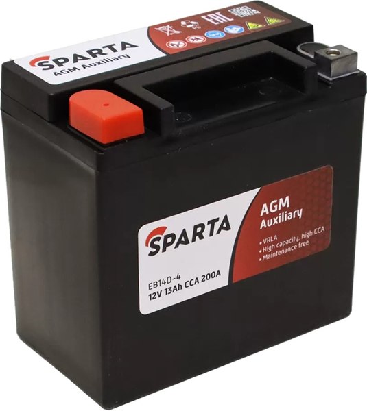 Автомобильный аккумулятор SPARTA L 12V / EB14D-4