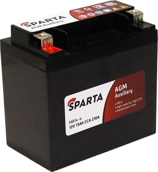 Автомобильный аккумулятор SPARTA L 12V / MB14-4