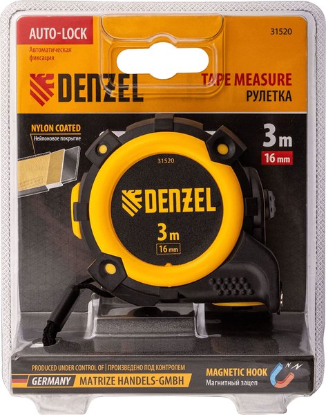 Рулетка Denzel 31520 (3м)