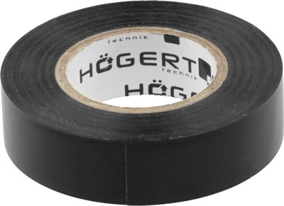 Изолента Hoegert 0.13x19мм HT1P281 (20м, черный) - 