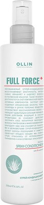 Спрей для волос Ollin Professional Full Force Увлажняющий с экстрактом алоэ (200мл) - 