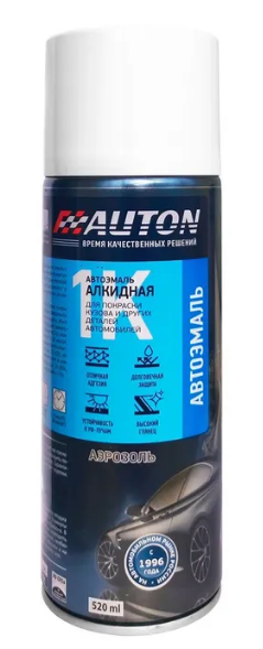 Эмаль автомобильная AUTON Алкидная ATN-A46112 (520мл, 1115 синий)