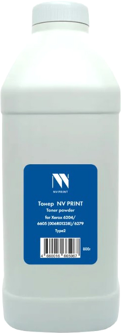 Тонер для принтера NV Print NV-XR6204-Type2-800g