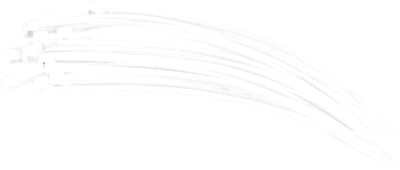 Стяжка для кабеля Vertex Tools 8x450 Б / СНБ-8-450 (100шт) - 