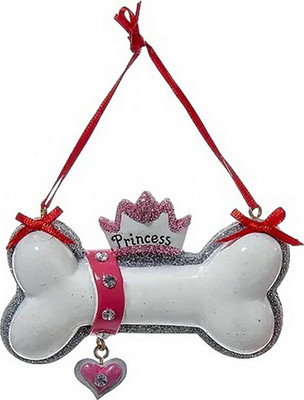 

Елочная игрушка, Christmas 2024. Косточка с короной / A1334_1