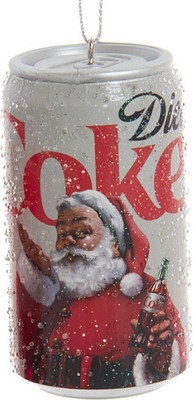 Елочная игрушка Kurt S. Adler Christmas 2024. Баночка Coca-Cola Diet / CC1222_2 -