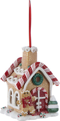 

Елочная игрушка, Christmas 2024. Пряничный домик / D1477