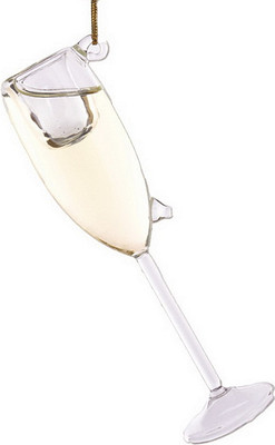 

Елочная игрушка, Christmas 2024. Бокaл шампанского / D3239