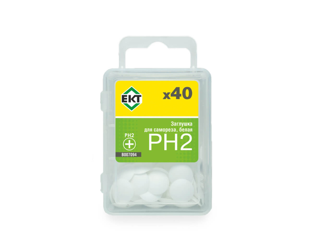 Заглушка декоративная ЕКТ PH2 / B007094 (40шт)