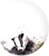 Тарелка столовая глубокая Royal Worcester Забавная фауна. Барсук / WNB4341-XB-Badger - 