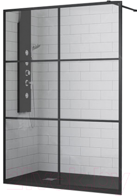 Изображение товара Душевая стенка RGW WA-11-B / 32101110-84 (100x200, прозрачное стекло/черный)