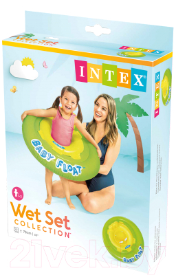 Надувной круг-ходунки Intex Baby Float / 56588