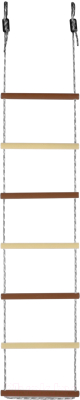 Лестница веревочная Формула здоровья ЛВ7-5В (D=30, коричневый/бежевый)