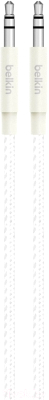 Кабель Belkin 2x3.5мм jack AV10164BT04-WHT (белый)