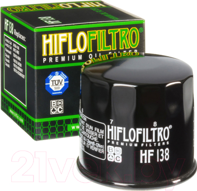 Масляный фильтр Hiflofiltro HF138