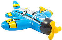 Надувная игрушка для плавания Intex Самолет / 57537NP (голубой) - 