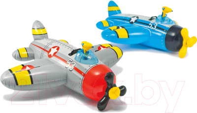 Надувная игрушка для плавания Intex Самолет / 57537NP (голубой)