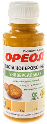 Колеровочная паста Ореол 03 (100мл, желто-коричневый)