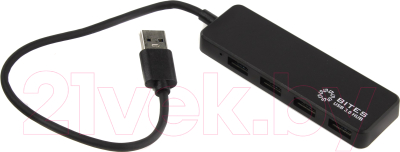 USB-хаб 5bites HB34-310BK (черный)