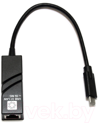 Сетевой адаптер 5bites UA3C-45-07BK (0.1м, черный)