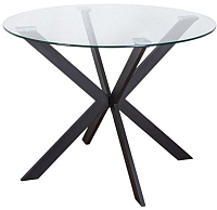 Обеденный стол Седия Dallas  (стекло/метал) - 