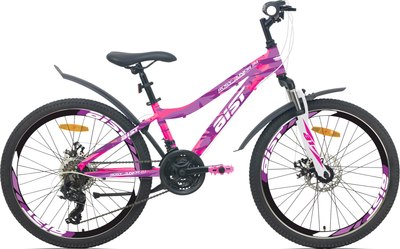 Велосипед AIST Rosy Junior 2.1 24 2025 (розовый, разобранный, в коробке) - 