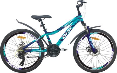 Велосипед AIST Rocky Junior 1.1 24 2025 / 4810310032686 (синий, разобранный, в коробке) - 