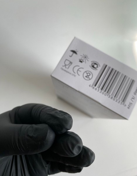 Перчатки одноразовые Ecolat Нитриловые L (100шт, черный)