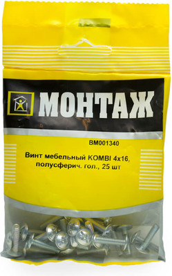Винт Монтаж 4х16 / BM001340 (25шт) - 