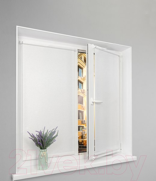 Рулонная штора Lm Decor LM 46-01 220x185 (белый)