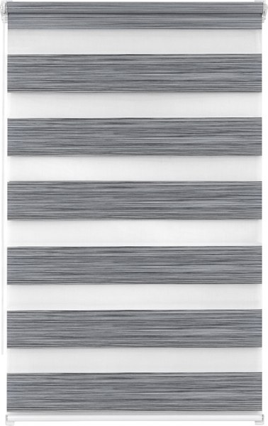 Рулонная штора Lm Decor ДН LB 21-01 180x185 (черно-серый)