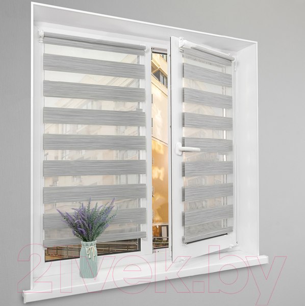 Рулонная штора Lm Decor ДН LB 21-02 120x170 (серый)