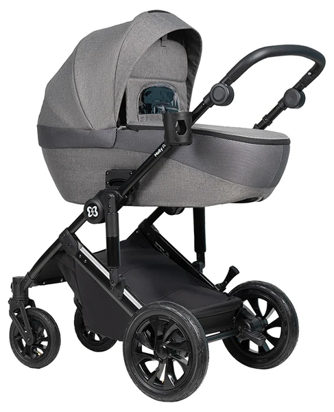 Детская универсальная коляска Farfello Molly Pro 3 в 1 MP-1 (серый)