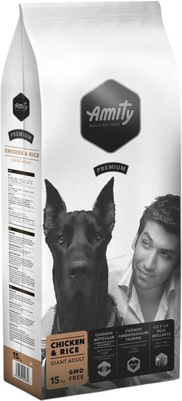 Сухой корм для собак Amity Premium Razas Gigantes Chicken & Rice (15кг)